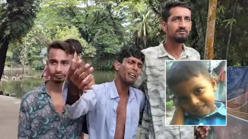 নিখোঁজের ২ দিন পর খালে মিলল শিশুর বস্তাবন্দি মরদেহ